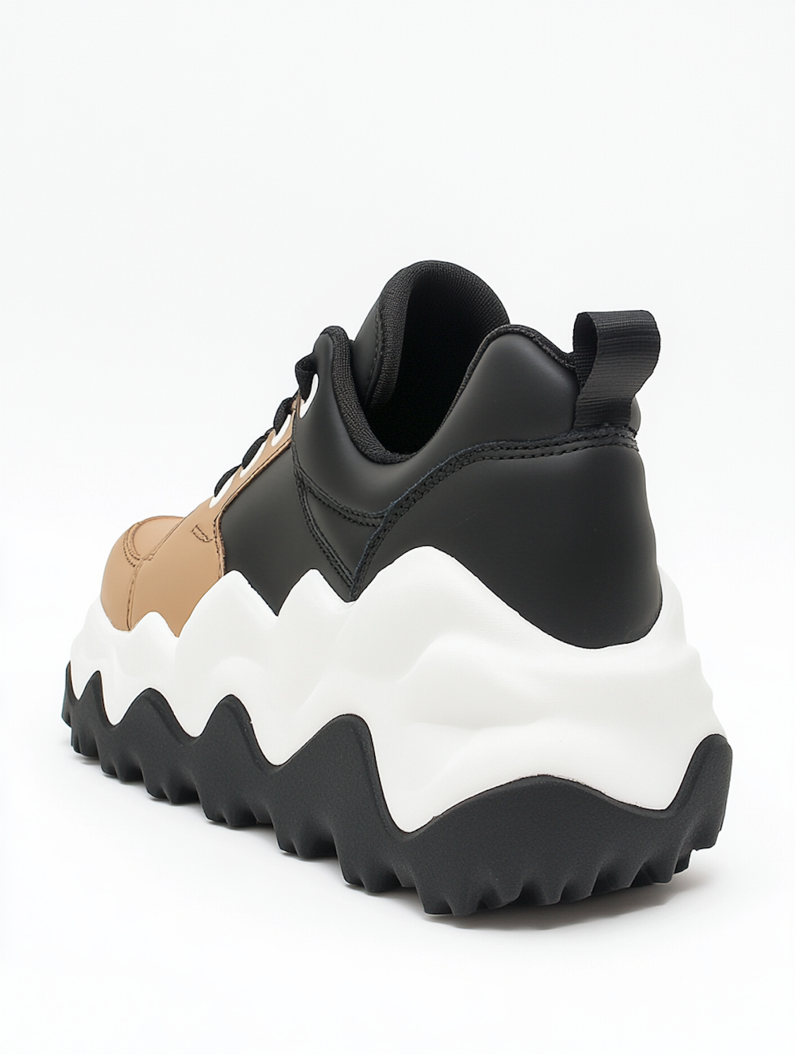 Schwarzer Chunky-Sneaker